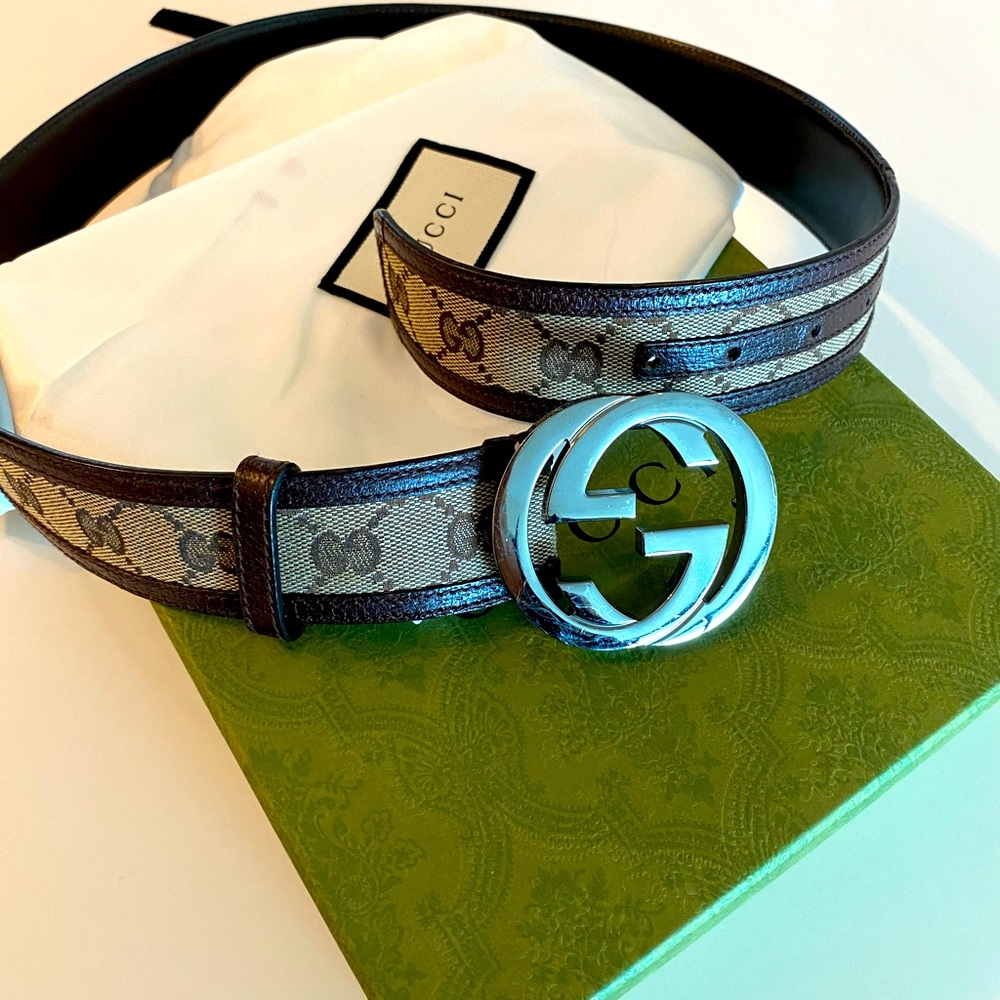 Gucci Brown Belt with Iconic Design